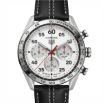 TAG Heuer Carrera Chronograph 44 MM Leather Strap (2)