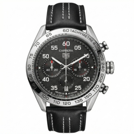 TAG Heuer Carrera Chronograph 44 MM Leather Strap (3)