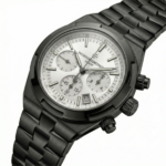 Vacheron Constantin Overseas Chronograph Watch 42.5 MM Silver / White Dial - Image 2