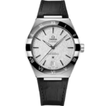 Omega Constellation Co-Axial Master Chronometer 41 MM Silver Dial Silver / Black