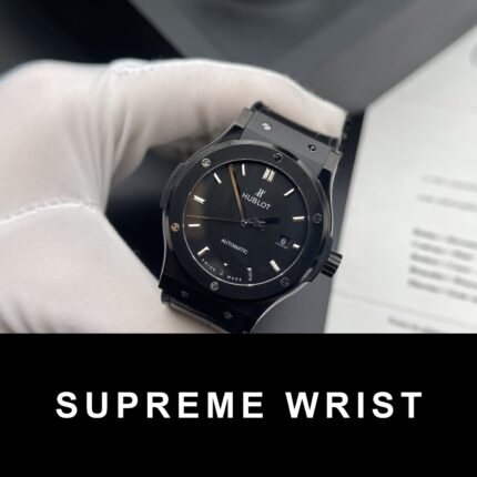 Hublot Classic Fusion Ceramic Clone Watch Black Dial HB Factory 1:1 Super Clone