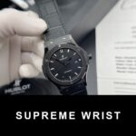 Hublot Classic Fusion Ceramic Clone Watch Black Dial HB Factory 1:1 Super Clone - Image 3