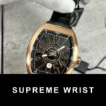 Franck Muller V45 Rose Gold Replica Watch Black Dial AB Factory 1:1 Super Clone - Image 3