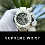 Hublot Best Replica Watch Big Bang Unico White Ceramic Rubber Strap BBF Factory 1:1 Super Clone - Image 2