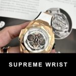 Hublot Best Replica Watch Big Bang Sang Bleu II King Gold White Dial BBF 1:1 Super Clone