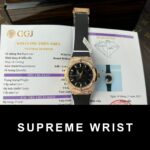 Hublot Best Replica Watch Orlinski King Gold Custom Natural Diamonds Rubber Strap 1:1 Super Clone