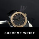 Hublot Best Replica Watch Classic Fusion Ceramic Demi Gold Dial Carbon 1:1 Super Clone - Image 3