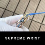 Hublot Big Bang Chronograph Replica Watch King Gold Blue With Diamond Bezel 1:1 Super Clone - Image 5