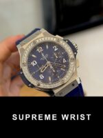 Hublot Big Bang Men’s Replica Watch Blue With Diamond Bezel 1:1 Super Clone - Image 2