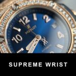 Hublot Big Bang One Click Replica Watch Blue Dial With Moissanite Diamond 1:1 Super Clone - Image 3