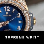 Hublot Big Bang One Click Replica Watch Blue Dial With Moissanite Diamond 1:1 Super Clone - Image 4