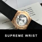 Hublot Big Bang One Click Replica Watch Blue Dial With Moissanite Diamond 1:1 Super Clone - Image 8