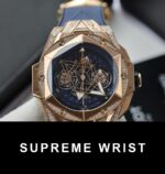 Hublot Big Bang Sang Bleu II King Gold Replica Watch Blue HB Factory 1:1 Super Clone - Image 3