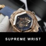 Hublot Big Bang Sang Bleu II King Gold Replica Watch Blue HB Factory 1:1 Super Clone - Image 4