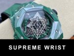 Hublot Big Bang Sang Bleu II Replica Watch Ceramic Green 1:1 Super Clone - Image 4