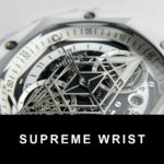 Hublot Big Bang Sang Bleu II Replica Watch White Ceramic Rubber Strap 1:1 Super Clone - Image 2