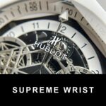 Hublot Big Bang Sang Bleu II Replica Watch White Ceramic Rubber Strap 1:1 Super Clone - Image 5