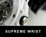 Hublot Big Bang Sang Bleu II Replica Watch White Ceramic Rubber Strap 1:1 Super Clone - Image 6