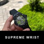 Hublot Big Bang Tourbillon Replica Watch Ceramic Black Rubber Strap JB Factory 1:1 Super Clone - Image 3