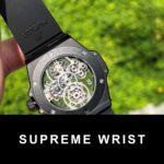 Hublot Big Bang Tourbillon Replica Watch Ceramic Black Rubber Strap JB Factory 1:1 Super Clone - Image 5