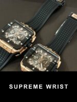 Hublot Big Big Square Best Replica Watch Rose Gold Black Bezel 1:1 Super Clone - Image 3