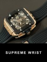 Hublot Big Big Square Best Replica Watch Rose Gold Black Bezel 1:1 Super Clone - Image 5