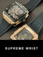 Hublot Big Big Square Best Replica Watch Rose Gold Black Bezel 1:1 Super Clone - Image 6