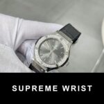 Hublot Classic Fusion Best Replica Watch Diamonds Grey HB Factory 1:1 Super Clone - Image 3