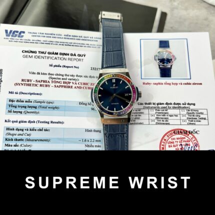 Hublot Classic Fusion Blue Synthetic Gemstone Replica Watch 1:1 Super Clone