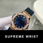 Hublot Classic Fusion Blue With Diamond Bezel Replica Watch HB Factory 1:1 Super Clone - Image 2