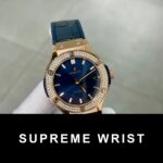 Hublot Classic Fusion Blue With Diamond Bezel Replica Watch HB Factory 1:1 Super Clone - Image 3