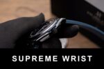Hublot Classic Fusion Ceramic Blue Dial Replica Watch Leather Strap GS Factory 1:1 Super Clone - Image 6
