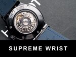 Hublot Classic Fusion Ceramic Blue Dial Replica Watch Leather Strap GS Factory 1:1 Super Clone - Image 8