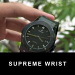 Hublot Classic Fusion Ceramic Replica Watch Black Leather Strap JJZ 1:1 Super Clone - Image 3