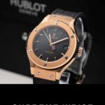 Hublot Classic Fusion King Gold Black Replica Watch JJF Factory 1:1 Super Clone