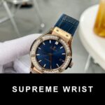 Hublot Classic Fusion King Gold Blue Replica Watch HB Factory 1:1 Super Clone - Image 3