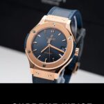 Hublot Classic Fusion King Gold Blue Replica Watch JJF Factory 1:1 Super Clone