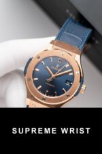 Hublot Classic Fusion King Gold Blue Replica Watch JJF Factory 1:1 Super Clone - Image 4