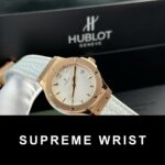 Hublot Classic Fusion King Gold Replica Watch Womens White HB Factory 1:1 Super Clone - Image 3