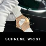 Hublot Classic Fusion King Gold Replica Watch Womens White HB Factory 1:1 Super Clone - Image 7