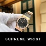 Hublot Classic Fusion King Gold Replica Watch Diamond Bezel HBF 1:1 Super Clone - Image 3