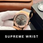 Hublot Classic Fusion King Gold Replica Watch With Moissanite Diamond 1:1 Super Clone - Image 2