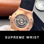 Hublot Classic Fusion King Gold Replica Watch With Moissanite Diamond 1:1 Super Clone - Image 5