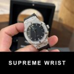 Hublot Classic Fusion Rep 1:1 With Diamond Bezel Black HB Factory 1:1 Super Clone - Image 3