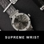 Hublot Classic Fusion Replica Watch Custom Moissanite Diamonds Gray 1:1 Super Clone - Image 4