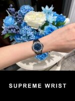 Hublot Classic Fusion Replica Watch Blue With Moissanite Diamond 1:1 Super Clone - Image 7