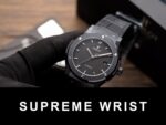 Hublot Classic Fusion Replica Watch Ceramic Carbon Dial Leather Strap GS Factory 1:1 Super Clone - Image 2