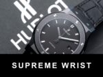 Hublot Classic Fusion Replica Watch Ceramic Carbon Dial Leather Strap GS Factory 1:1 Super Clone - Image 3