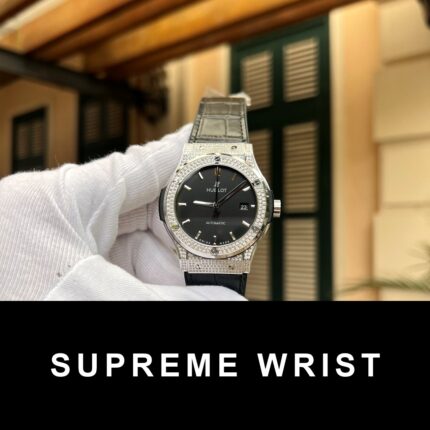 Hublot Classic Fusion Replica Watch Diamond Black HB Factory 1:1 Super Clone