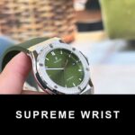 Hublot Classic Fusion Replica Watch Green Dial With Stone JJ+ 1:1 Super Clone - Image 4